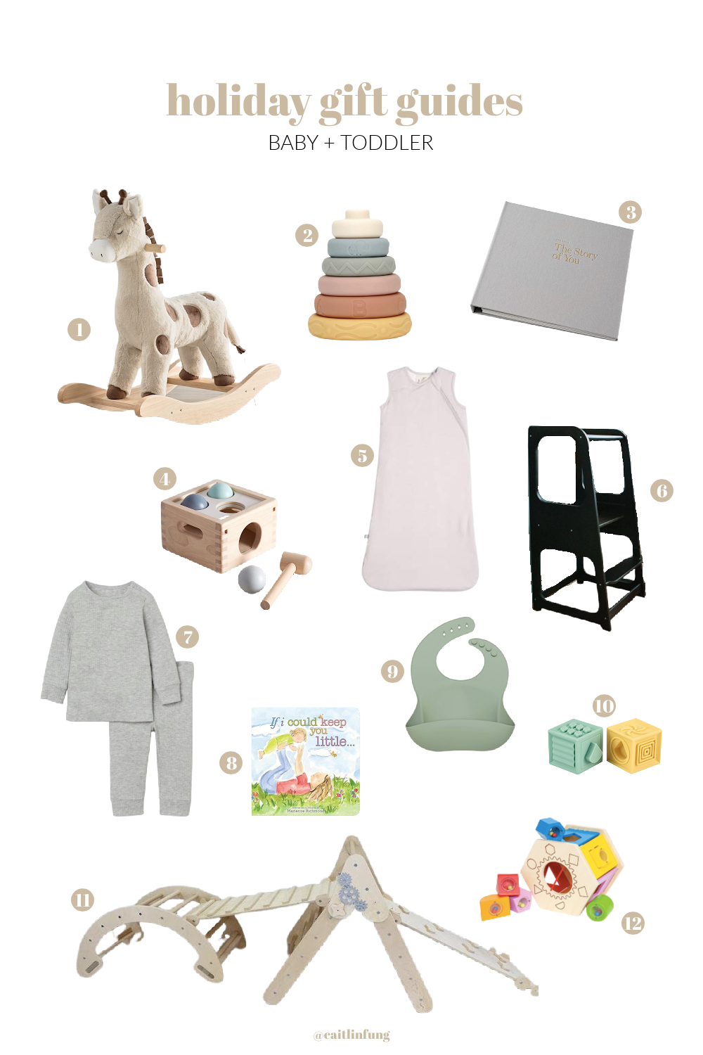 Holiday Gift Guide for babies and toddlers